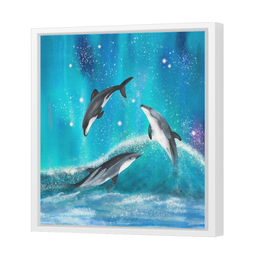 Thumbnail for Canvas - White Floating Frame