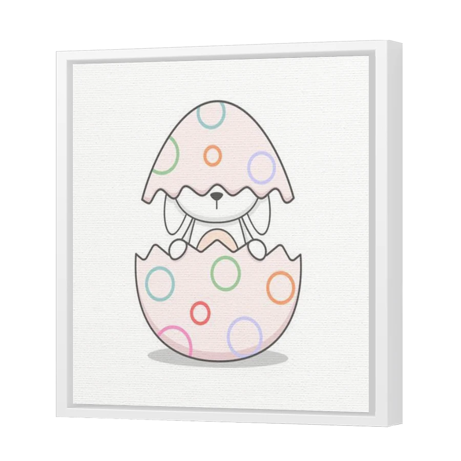 Thumbnail for Canvas - White Floating Frame