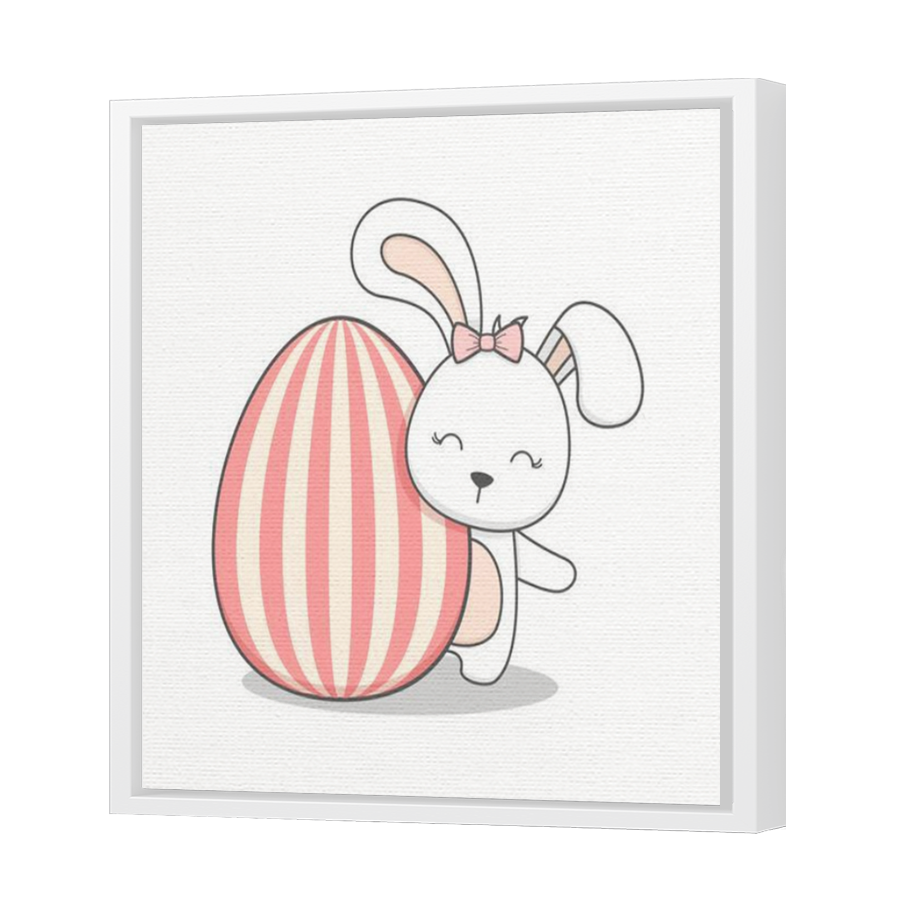 Thumbnail for Canvas - White Floating Frame