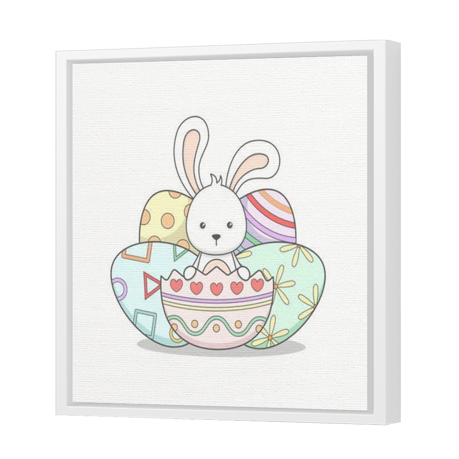 Thumbnail for Canvas - White Floating Frame