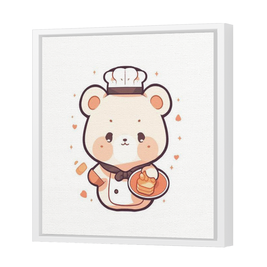 Thumbnail for Canvas - White Floating Frame