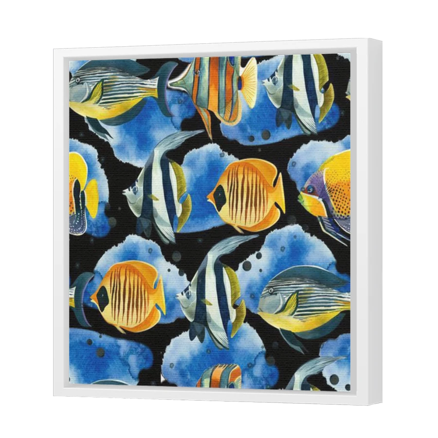 Thumbnail for Canvas - White Floating Frame