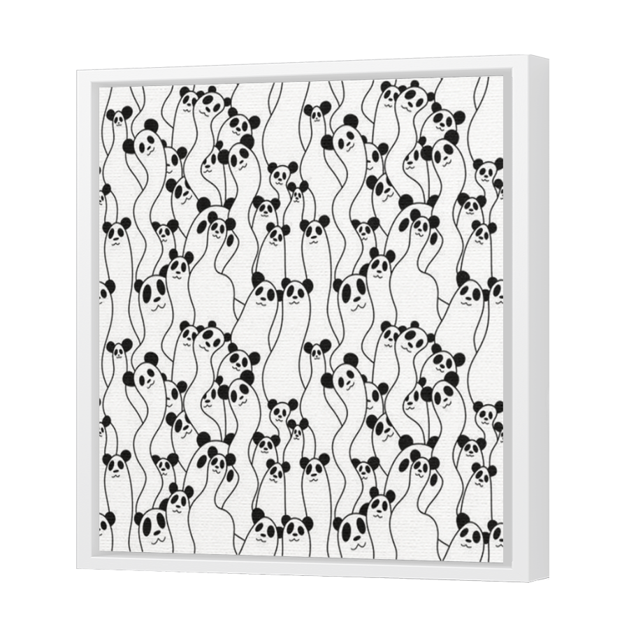 Thumbnail for Canvas - White Floating Frame