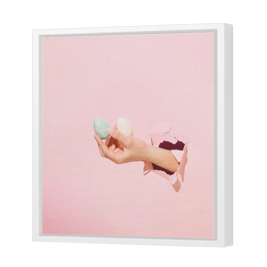 Thumbnail for Canvas - White Floating Frame