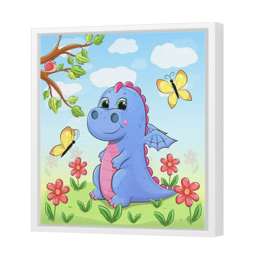Thumbnail for Canvas - White Floating Frame
