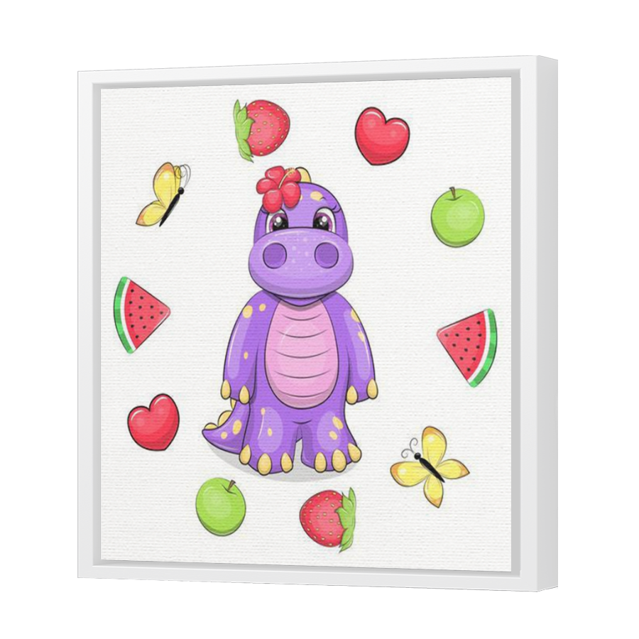 Thumbnail for Canvas - White Floating Frame