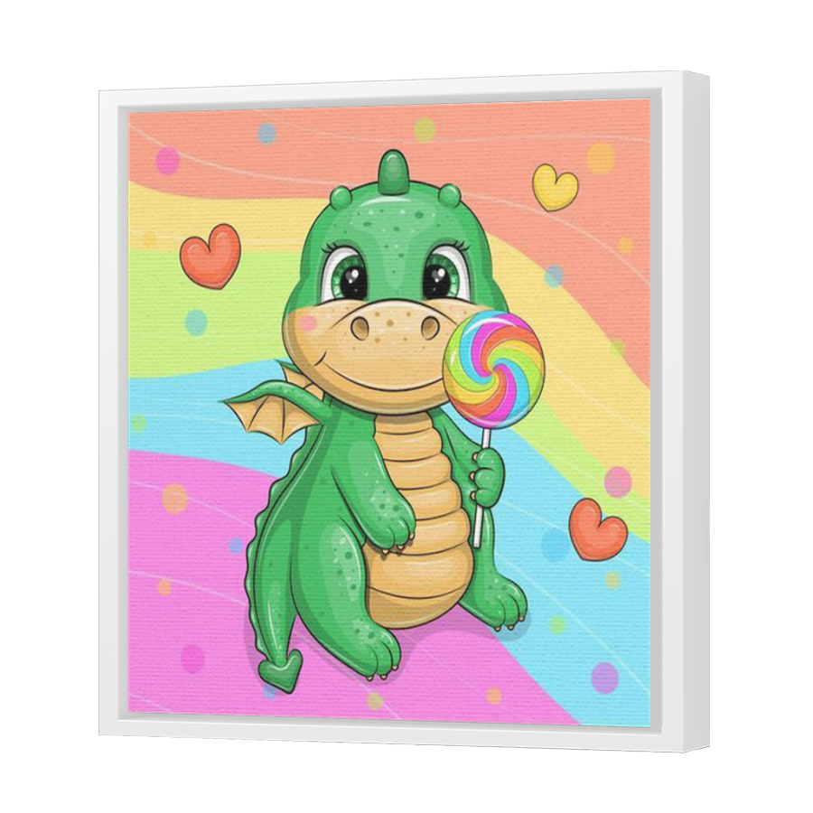 Thumbnail for Canvas - White Floating Frame