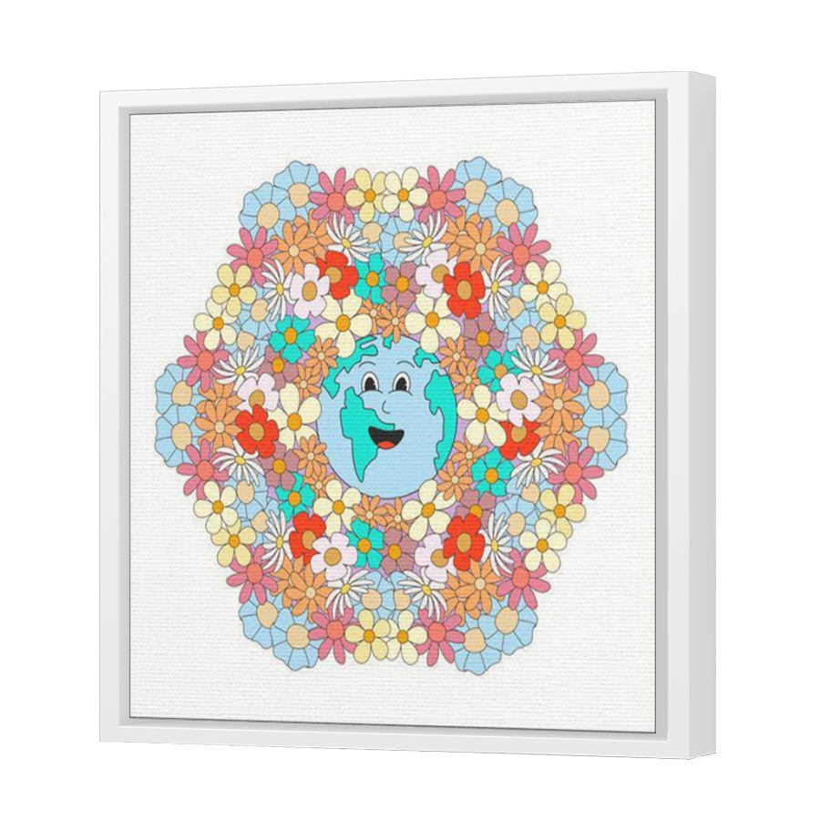 Thumbnail for Canvas - White Floating Frame