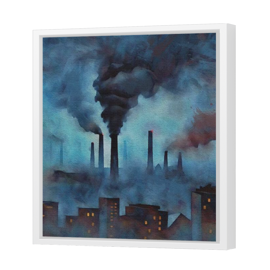 Thumbnail for Canvas - White Floating Frame