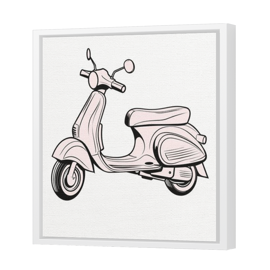 Thumbnail for Canvas - White Floating Frame