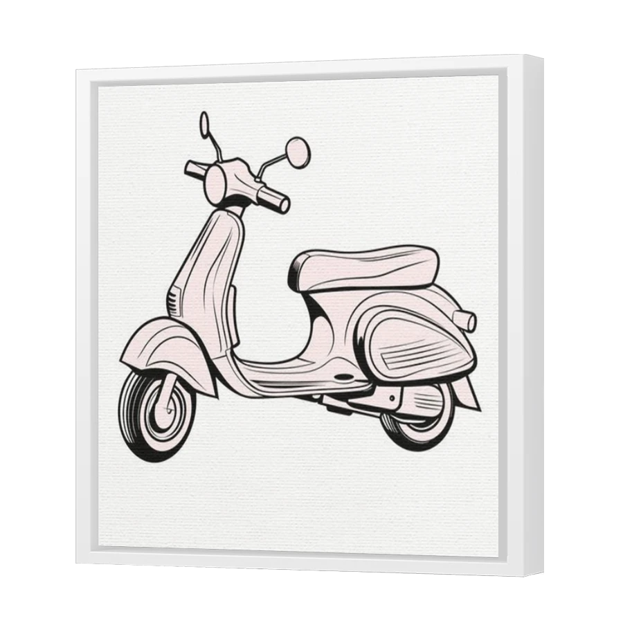 Thumbnail for Canvas - White Floating Frame