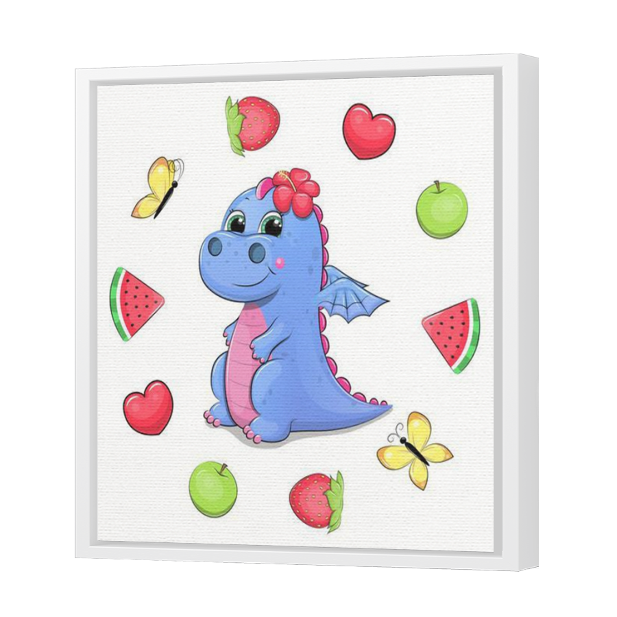 Thumbnail for Canvas - White Floating Frame