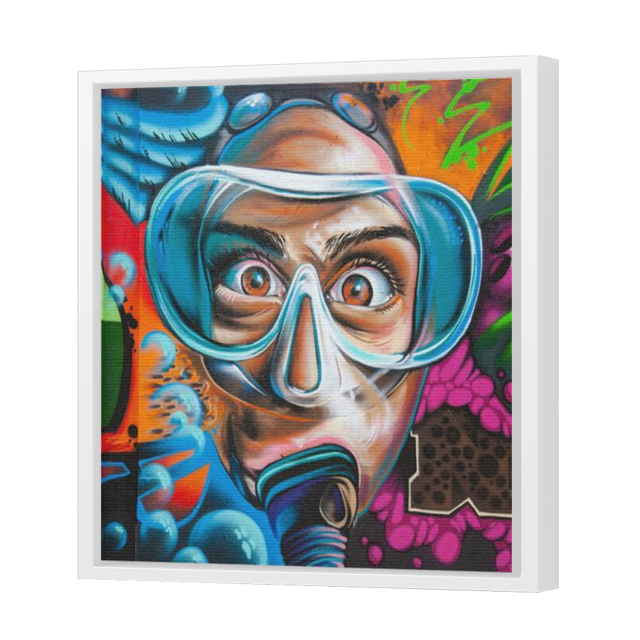 Thumbnail for Canvas - White Floating Frame