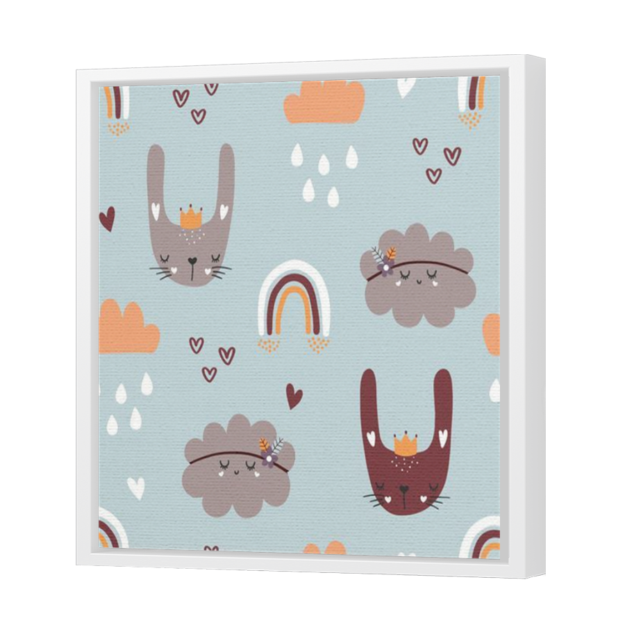 Thumbnail for Canvas - White Floating Frame