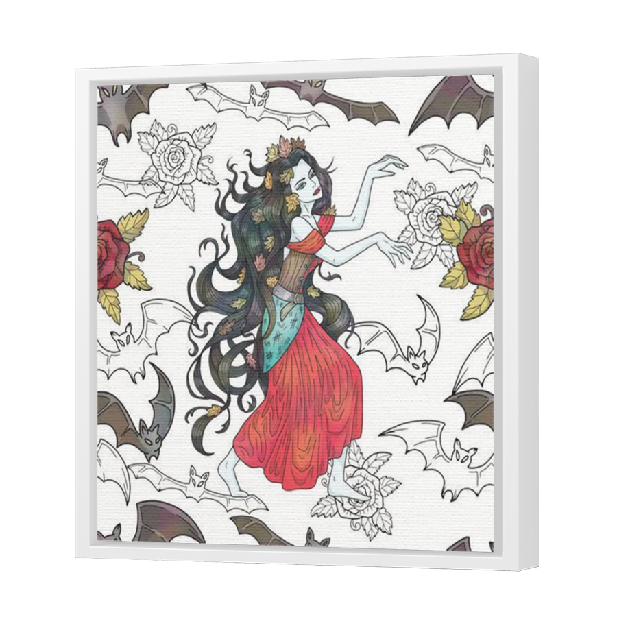 Thumbnail for Canvas - White Floating Frame