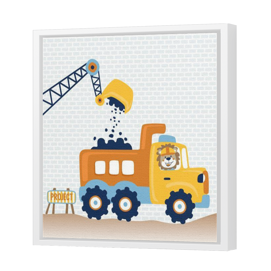 Thumbnail for Canvas - White Floating Frame