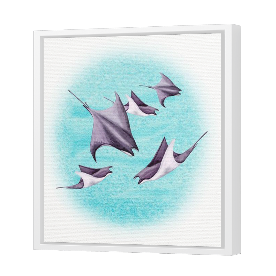Thumbnail for Canvas - White Floating Frame