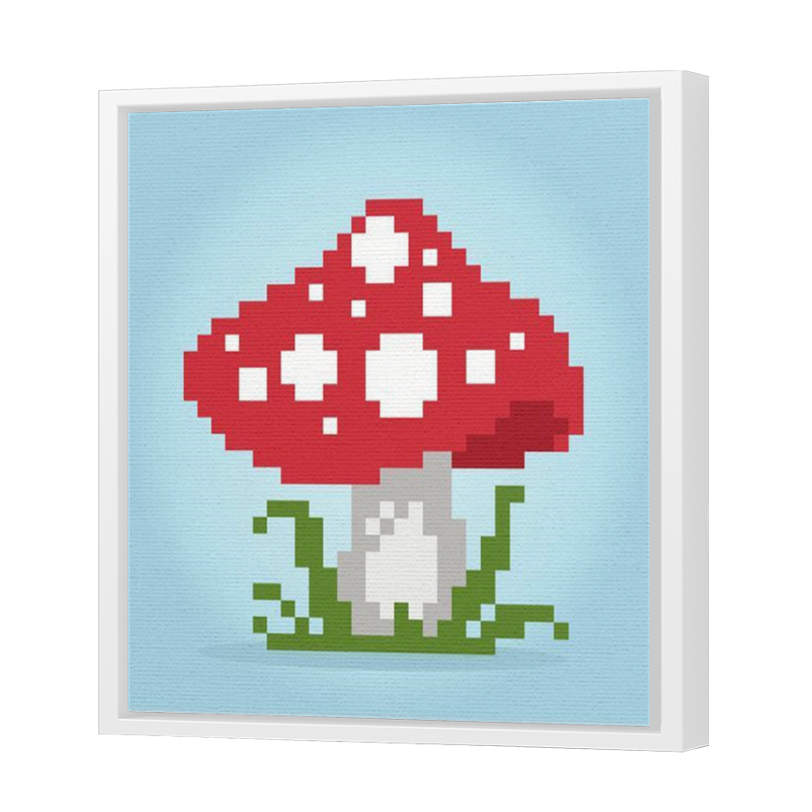 Thumbnail for Canvas - White Floating Frame