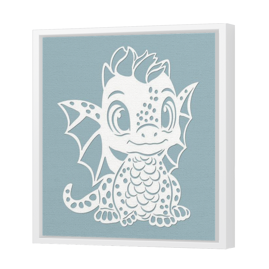 Thumbnail for Canvas - White Floating Frame