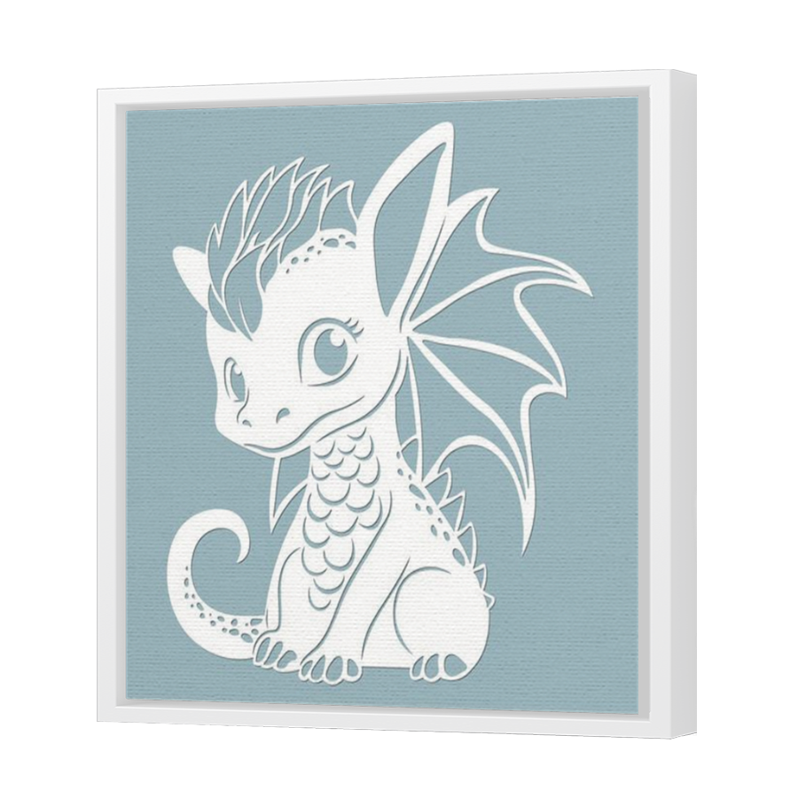 Thumbnail for Canvas - White Floating Frame