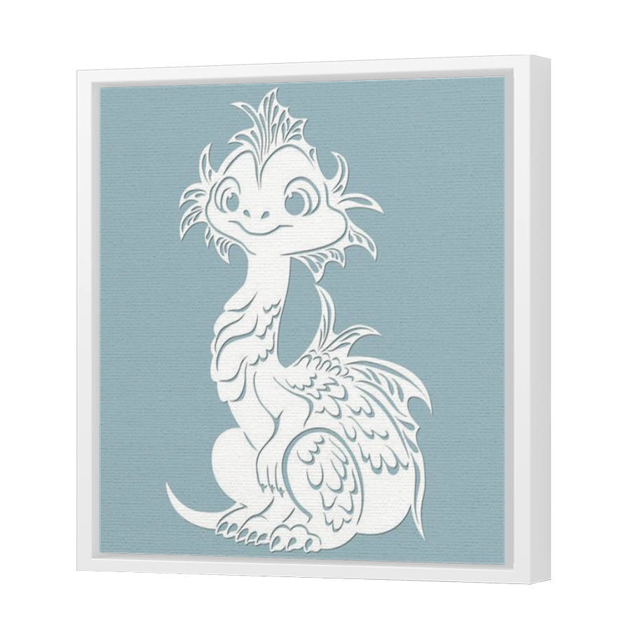 Thumbnail for Canvas - White Floating Frame