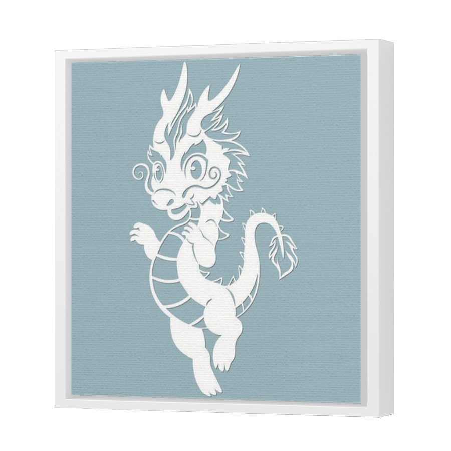 Thumbnail for Canvas - White Floating Frame