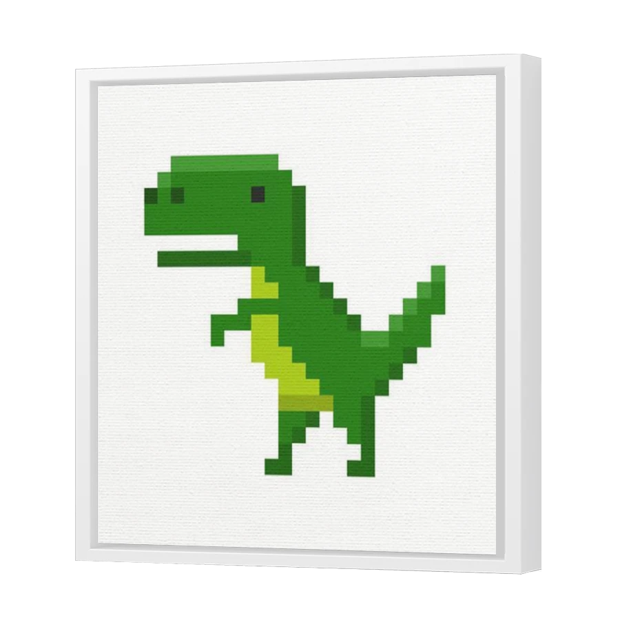 Thumbnail for Canvas - White Floating Frame