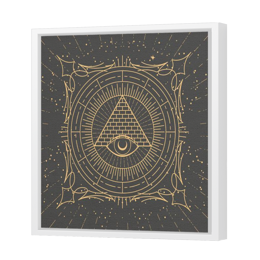 Thumbnail for Canvas - White Floating Frame