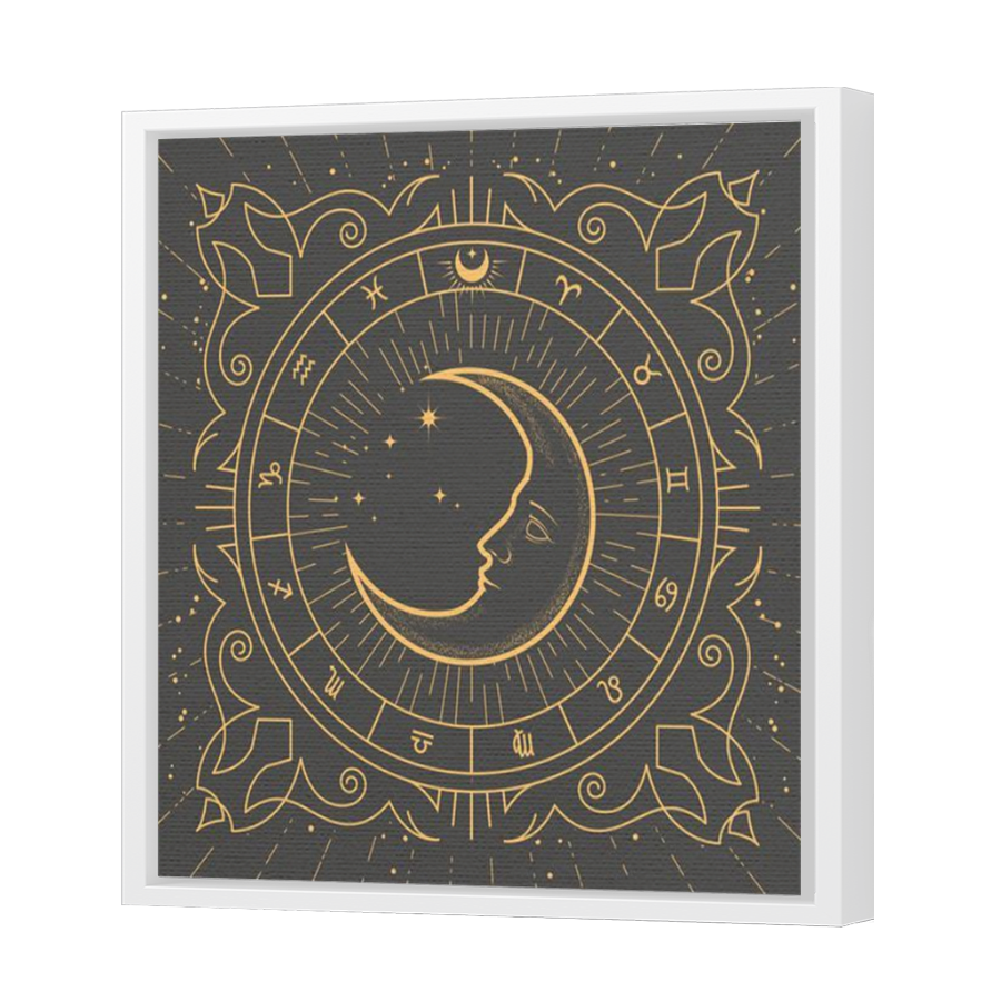 Thumbnail for Canvas - White Floating Frame