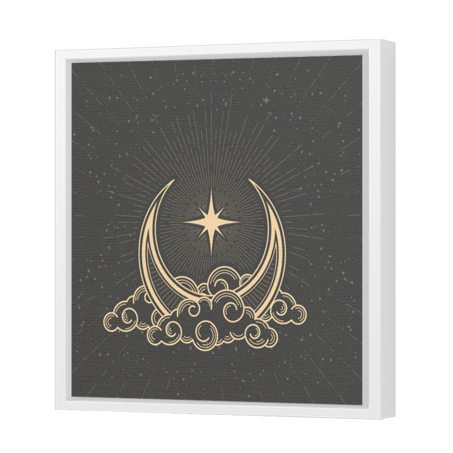 Thumbnail for Canvas - White Floating Frame