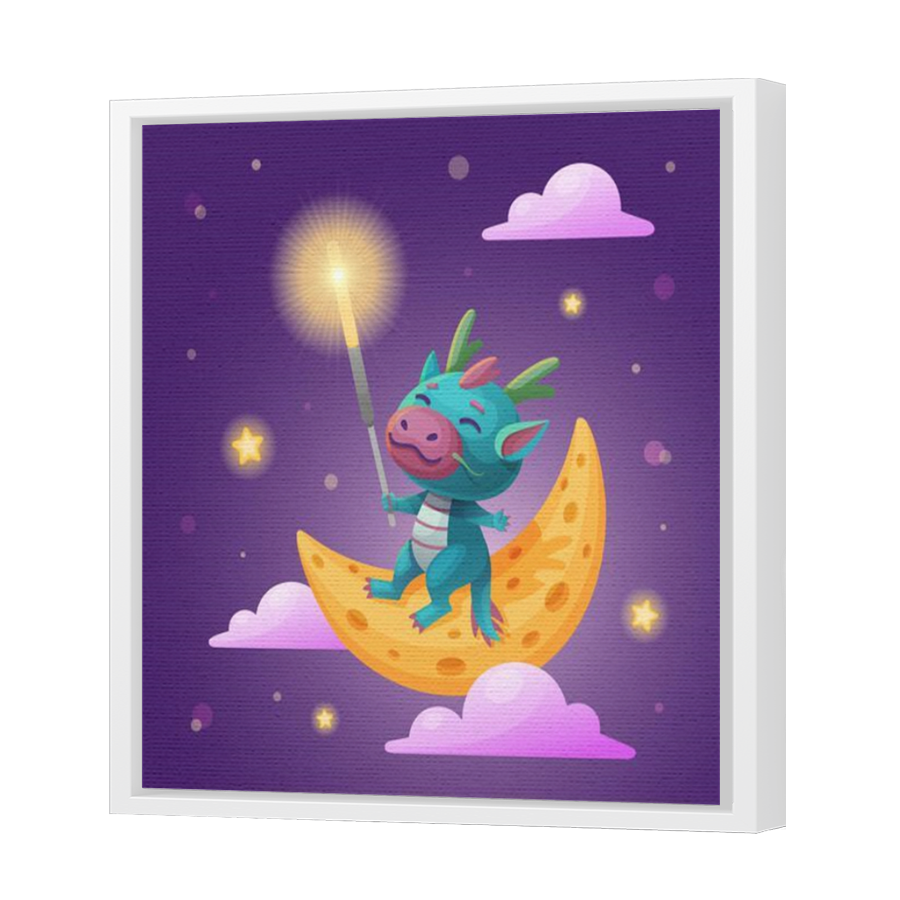 Thumbnail for Canvas - White Floating Frame
