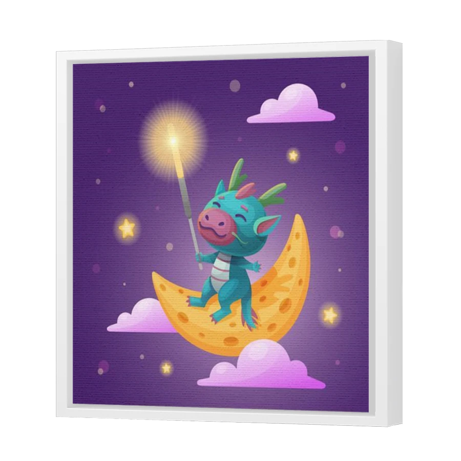 Thumbnail for Canvas - White Floating Frame