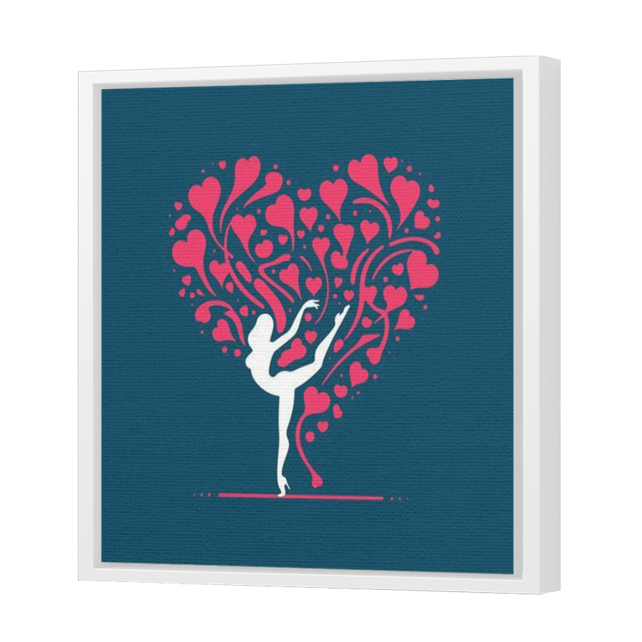 Thumbnail for Canvas - White Floating Frame