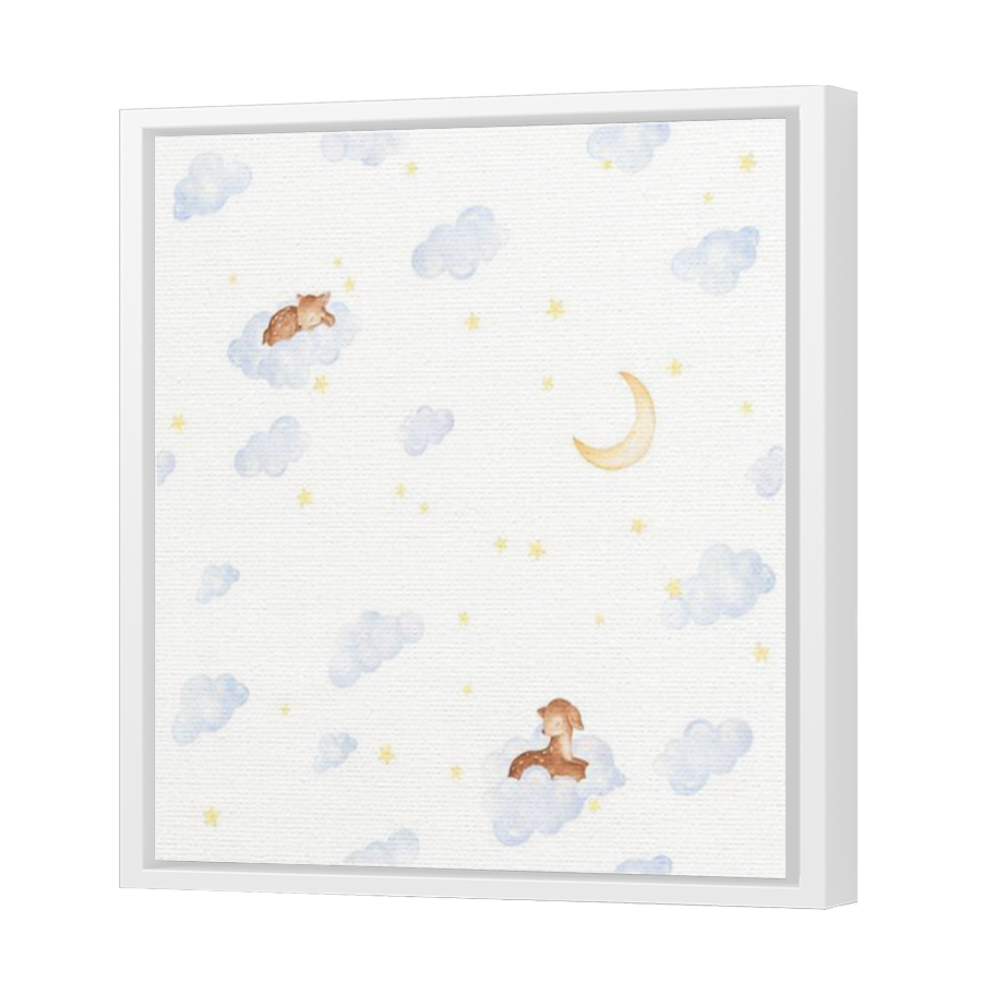 Thumbnail for Canvas - White Floating Frame