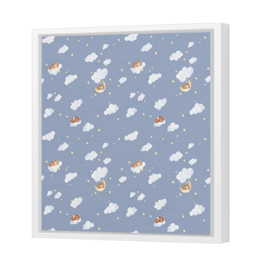 Thumbnail for Canvas - White Floating Frame