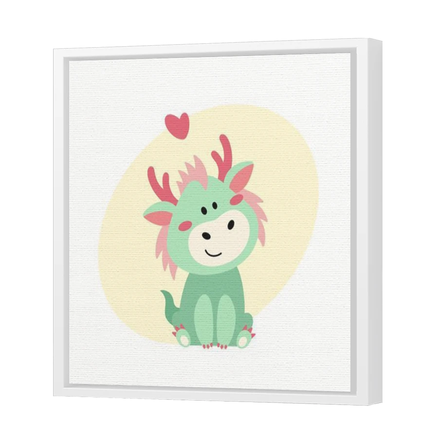 Thumbnail for Canvas - White Floating Frame