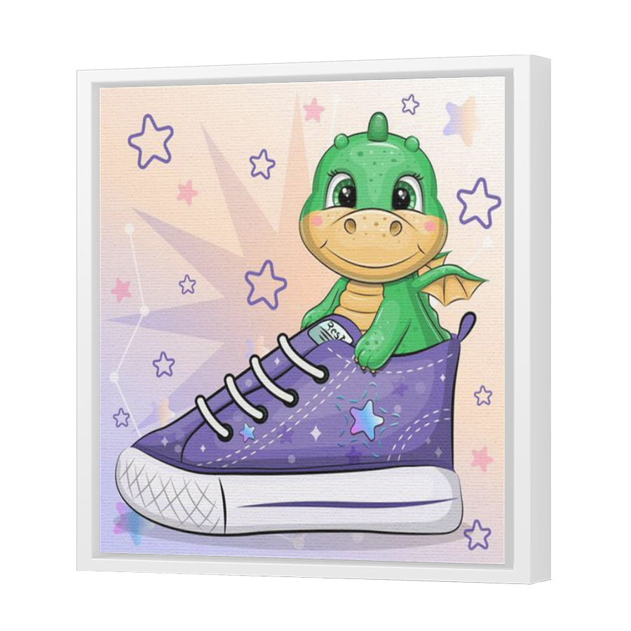 Thumbnail for Canvas - White Floating Frame