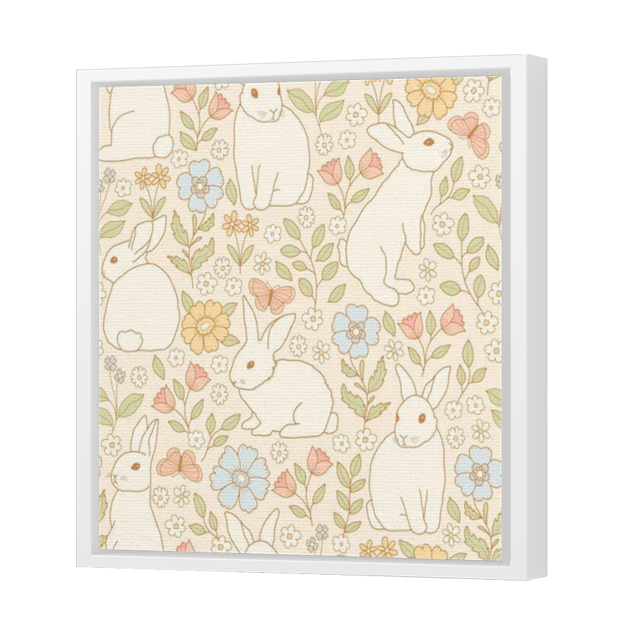 Thumbnail for Canvas - White Floating Frame