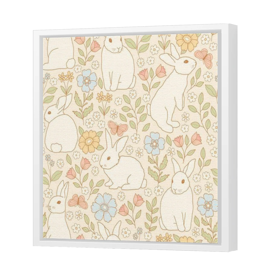 Thumbnail for Canvas - White Floating Frame