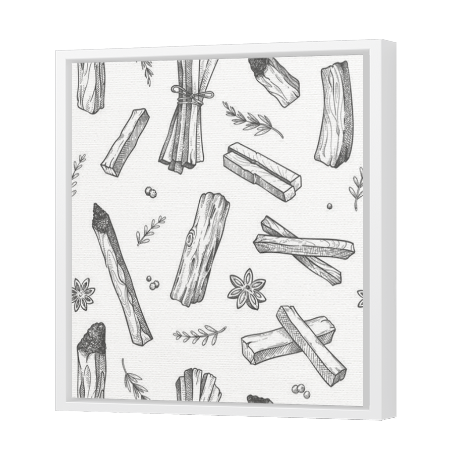 Thumbnail for Canvas - White Floating Frame