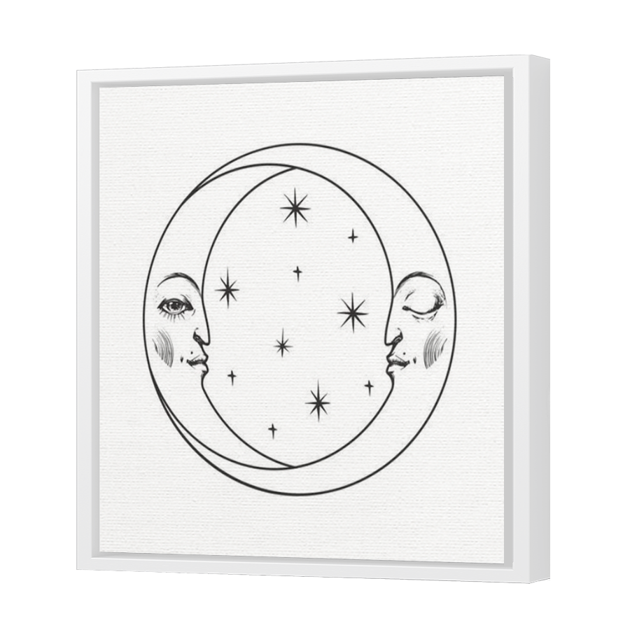 Thumbnail for Canvas - White Floating Frame