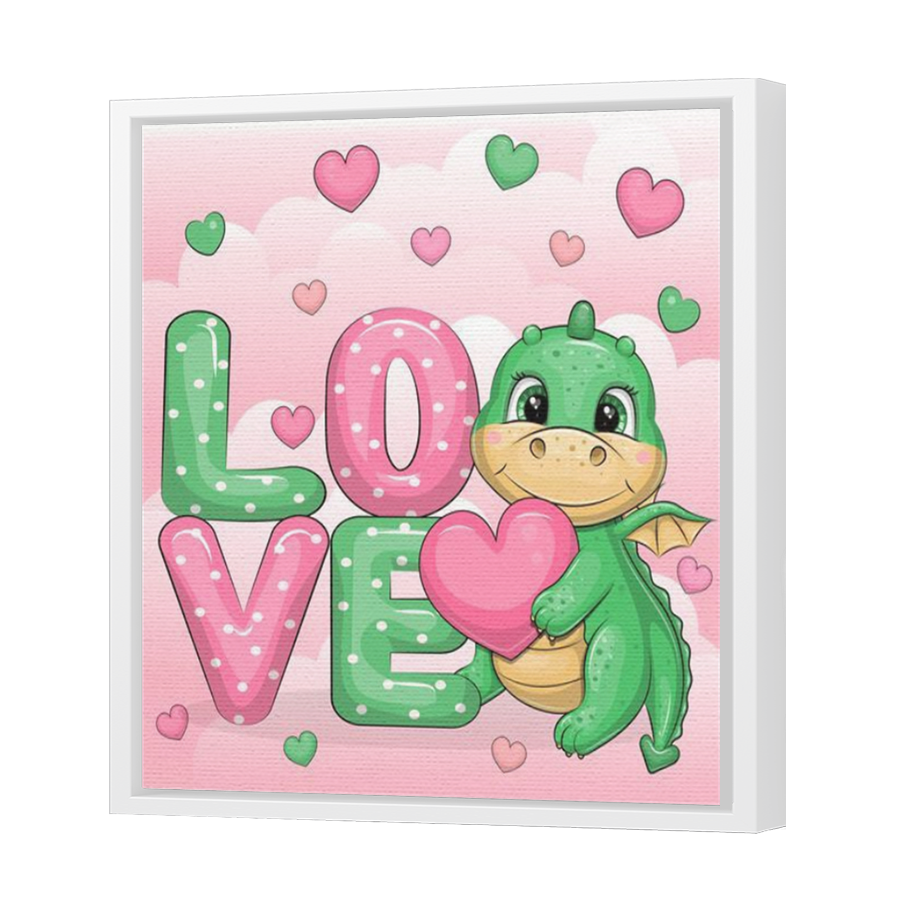 Thumbnail for Canvas - White Floating Frame