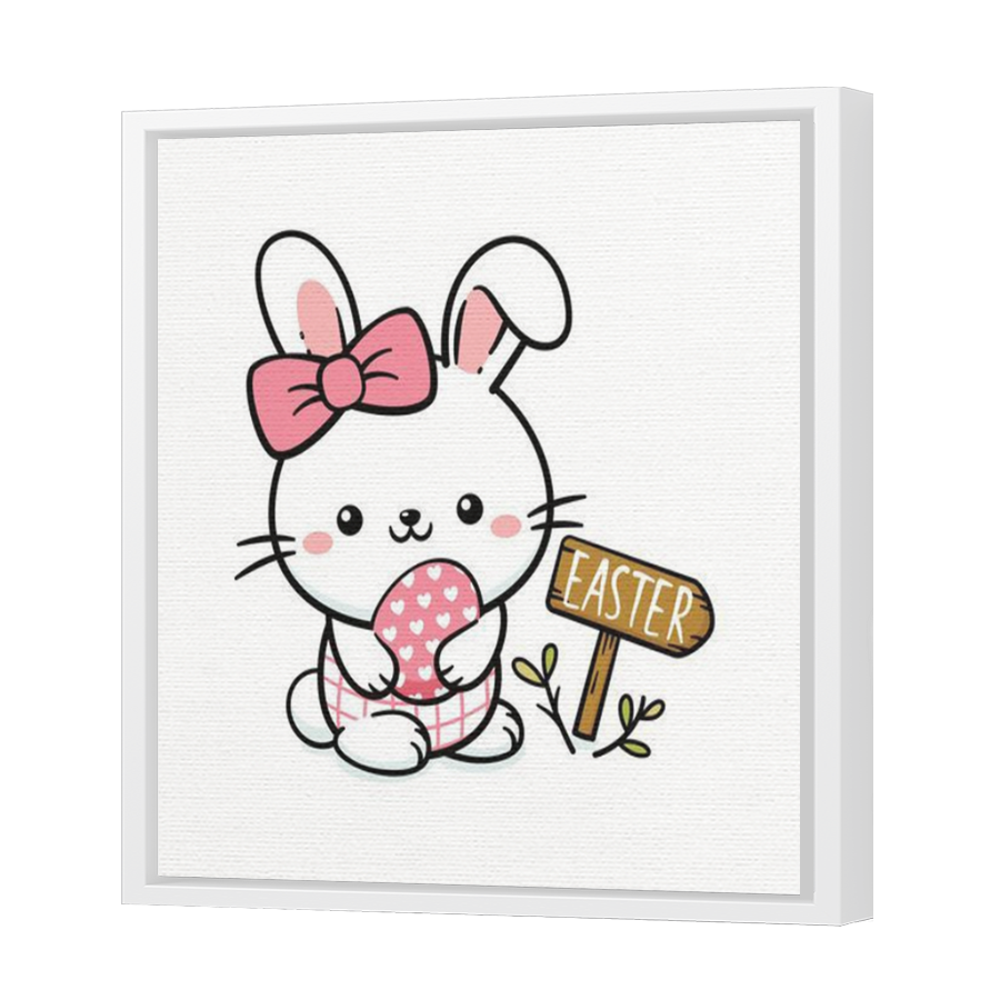 Thumbnail for Canvas - White Floating Frame