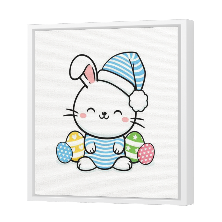 Thumbnail for Canvas - White Floating Frame