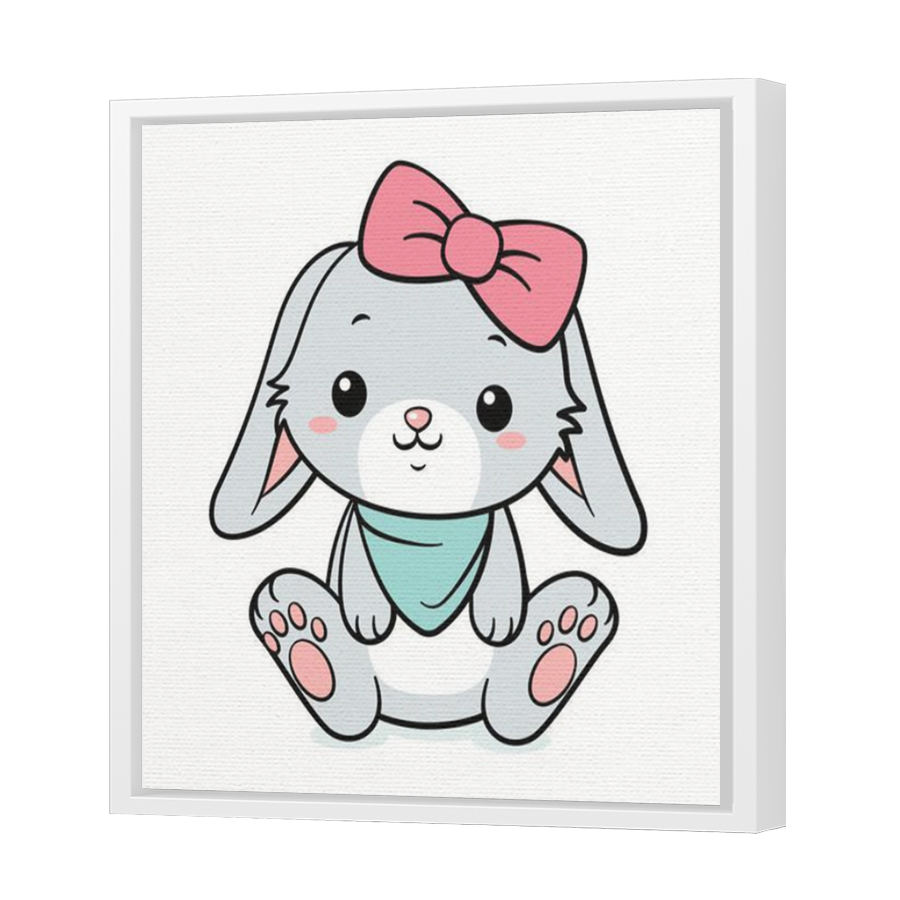 Thumbnail for Canvas - White Floating Frame