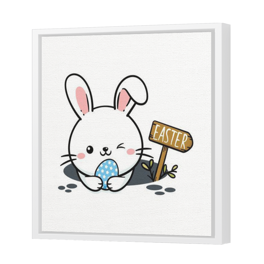 Thumbnail for Canvas - White Floating Frame