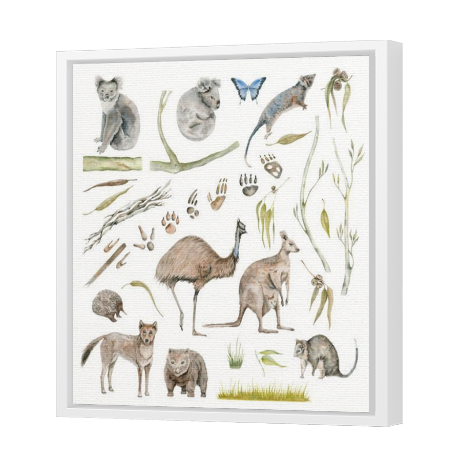 Thumbnail for Canvas - White Floating Frame