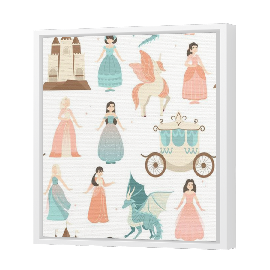Thumbnail for Canvas - White Floating Frame