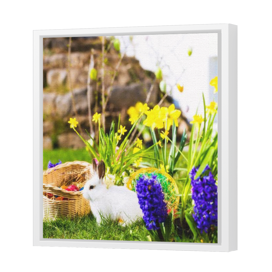 Thumbnail for Canvas - White Floating Frame