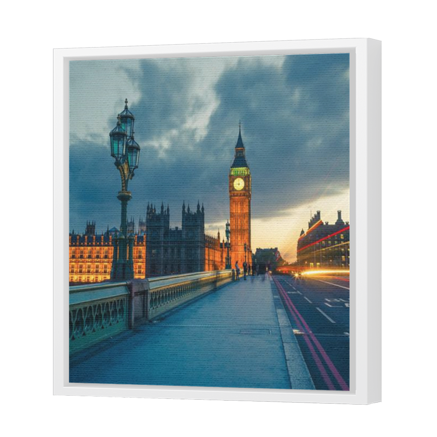 Thumbnail for Canvas - White Floating Frame